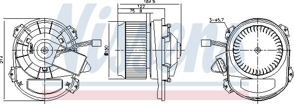 Nissens 87430 - Salona ventilators onlydrive.pro