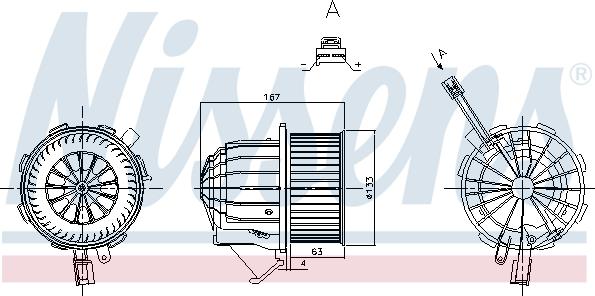 Nissens 87428 - Salona ventilators onlydrive.pro