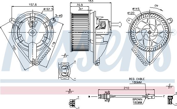 Nissens 87039 - Interior Blower onlydrive.pro