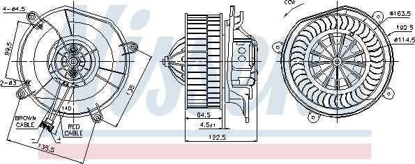 Nissens 87103 - Interior Blower onlydrive.pro