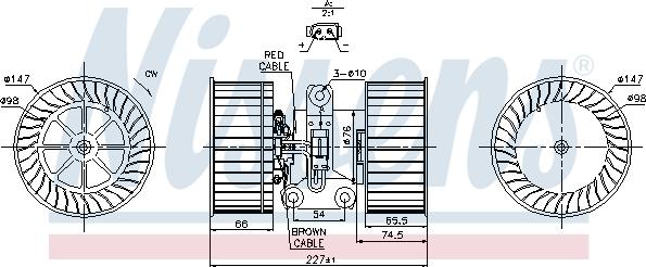 Nissens 87114 - Interior Blower onlydrive.pro