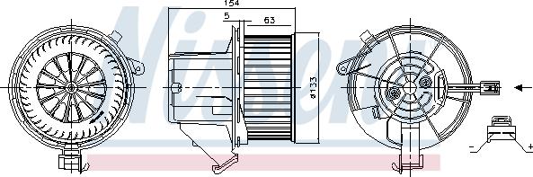 Nissens 87391 - Salona ventilators onlydrive.pro