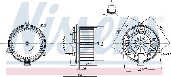 Nissens 87248 - Interior Blower onlydrive.pro