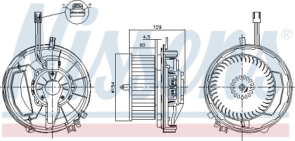 Nissens 87256 - Sisätilapuhallin onlydrive.pro