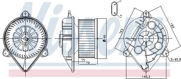 Nissens 87265 - Sisätilapuhallin onlydrive.pro