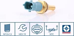 Nissens 207019 - Sensor, coolant temperature onlydrive.pro