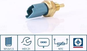 Nissens 207033 - Sensor, coolant temperature onlydrive.pro