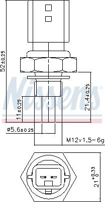 Nissens 207022 - Sensor, coolant temperature onlydrive.pro