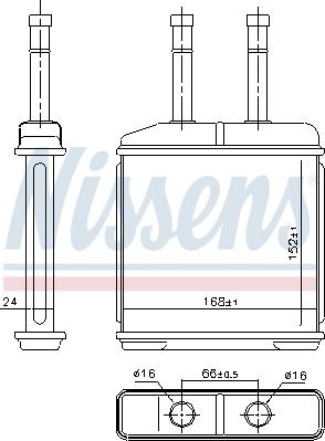 Nissens  76506 - Heat Exchanger, interior heating onlydrive.pro