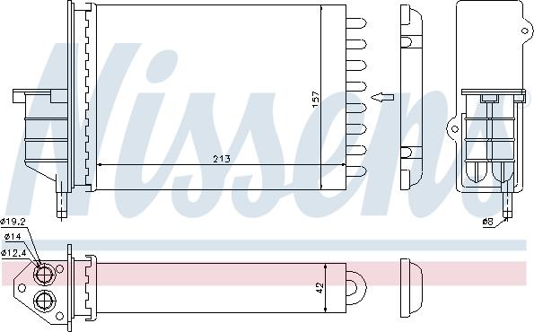 Nissens 71450 - Soojusvaheti,salongiküte onlydrive.pro