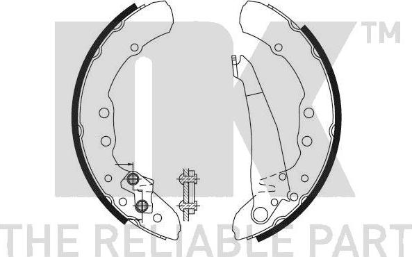 NK 2747343 - Brake Shoe Set onlydrive.pro