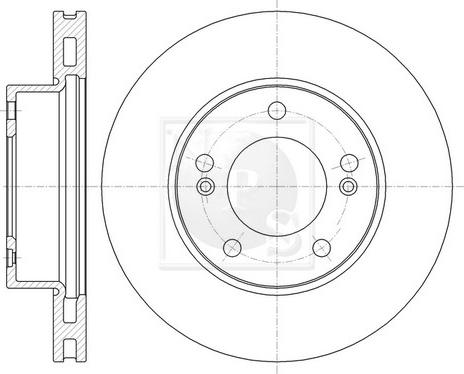 Blue Print ADG043216 - Brake Disc onlydrive.pro