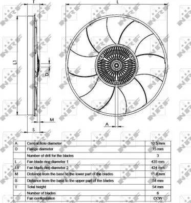 NRF 49539 - Clutch, radiator fan onlydrive.pro