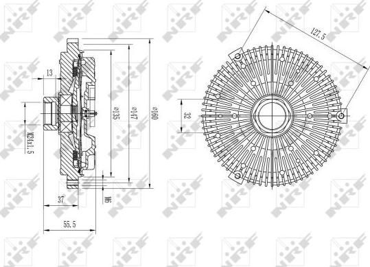 NRF 49631 - Clutch, radiator fan onlydrive.pro