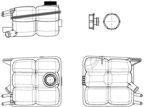 NRF 454015 - Expansion Tank, coolant onlydrive.pro