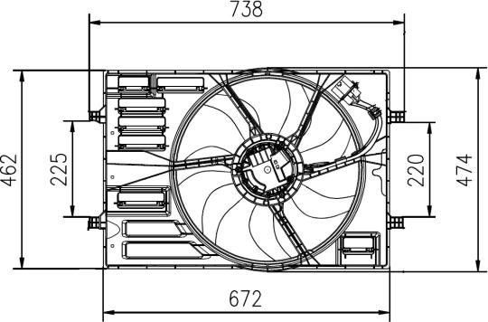 NRF 47950 - Ventilaator,mootorijahutus onlydrive.pro