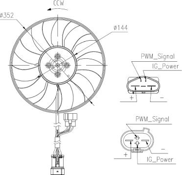 NRF 47969 - Ventilators, Motora dzesēšanas sistēma onlydrive.pro