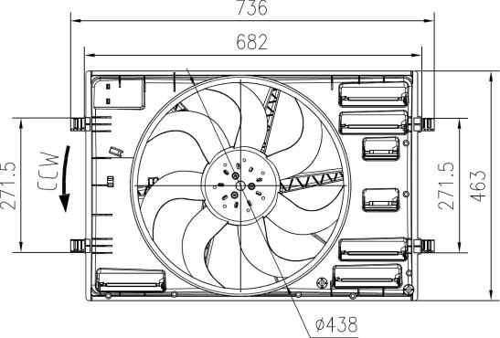 NRF 47916 - Ventiliatorius, radiatoriaus onlydrive.pro