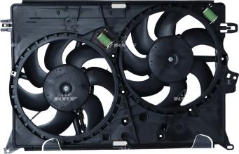 NRF 47912 - Fan, radiator onlydrive.pro