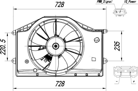 NRF 47939 - Ventilaator,mootorijahutus onlydrive.pro