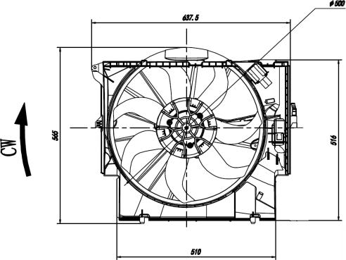 NRF 47923 - Ventilaator,mootorijahutus onlydrive.pro