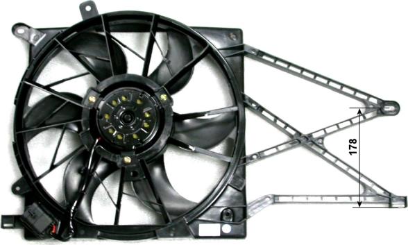 NRF 47582 - Fan, radiator onlydrive.pro