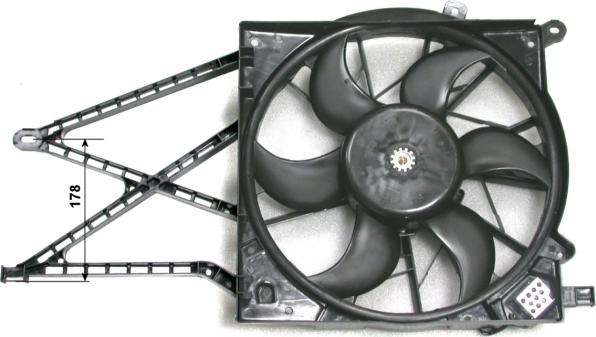 NRF 47582 - Fan, radiator onlydrive.pro