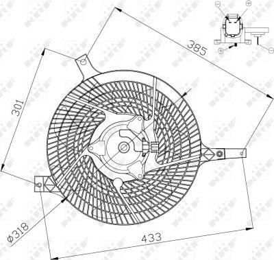 NRF 47572 - Ventiliatorius, radiatoriaus onlydrive.pro