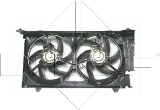 NRF 47075 - Fan, radiator onlydrive.pro