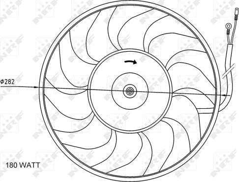 NRF 47071 - Ventilaator,mootorijahutus onlydrive.pro