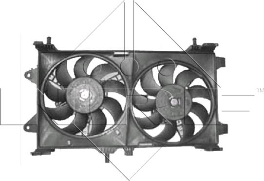 NRF 47802 - Fan, radiator onlydrive.pro