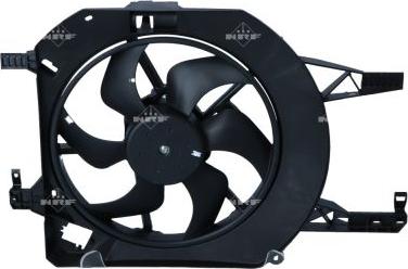 NRF 47880 - Fan, radiator onlydrive.pro