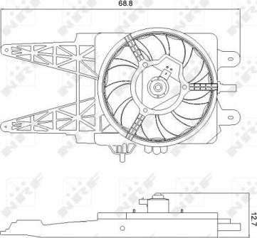 NRF 47248 - Ventilaator,mootorijahutus onlydrive.pro