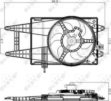 NRF 47243 - Ventilaator,mootorijahutus onlydrive.pro