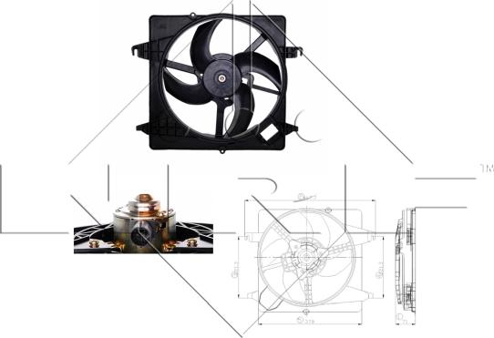 NRF 47259 - Ventilaator,mootorijahutus onlydrive.pro