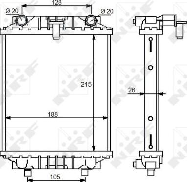 NRF 59125 - Radiaator,mootorijahutus onlydrive.pro