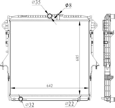 NRF 59261 - Radiaator,mootorijahutus onlydrive.pro