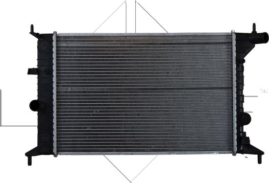 NRF 509516 - Radiator, engine cooling onlydrive.pro