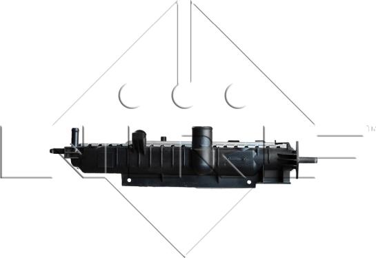 NRF 509516 - Radiator, engine cooling onlydrive.pro