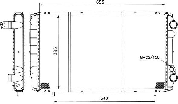 NRF 50403 - Radiator, engine cooling onlydrive.pro