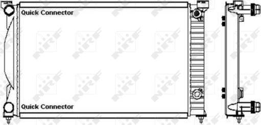 NRF 50543A - Radiators, Motora dzesēšanas sistēma onlydrive.pro