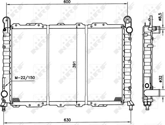 NRF 58996 - Radiaator,mootorijahutus onlydrive.pro