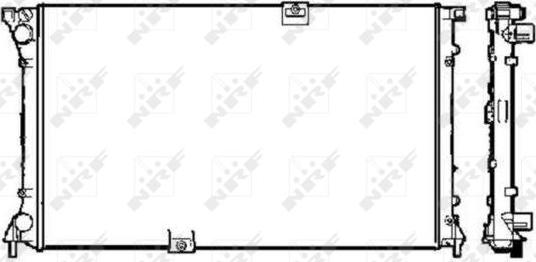 NRF 58330 - Radiator, engine cooling onlydrive.pro