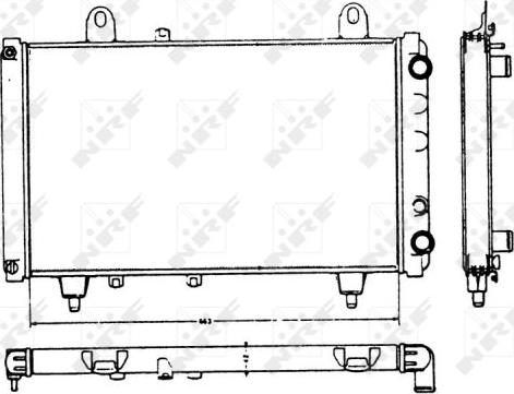 NRF 58749 - Radiaator,mootorijahutus onlydrive.pro