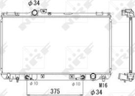 NRF 53586 - Radiaator,mootorijahutus onlydrive.pro