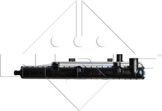 NRF 53531 - Radiator, engine cooling onlydrive.pro