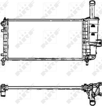 NRF 53605 - Radiaator,mootorijahutus onlydrive.pro