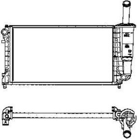 NRF 53606 - Radiators, Motora dzesēšanas sistēma onlydrive.pro