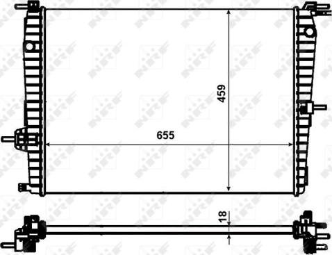 NRF 53011 - Radiaator,mootorijahutus onlydrive.pro