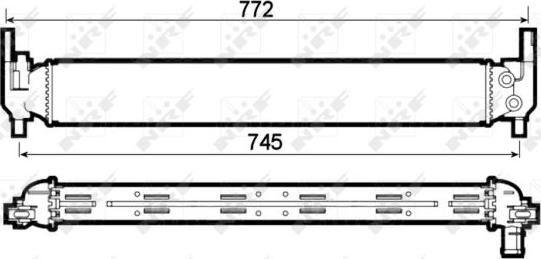 NRF 53126 - Radiator, engine cooling onlydrive.pro